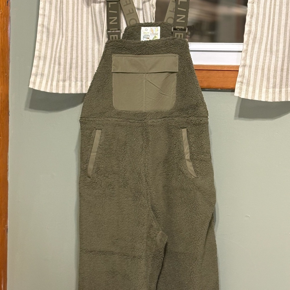 Aerie Olive Green Wide Leg Jumpsuit